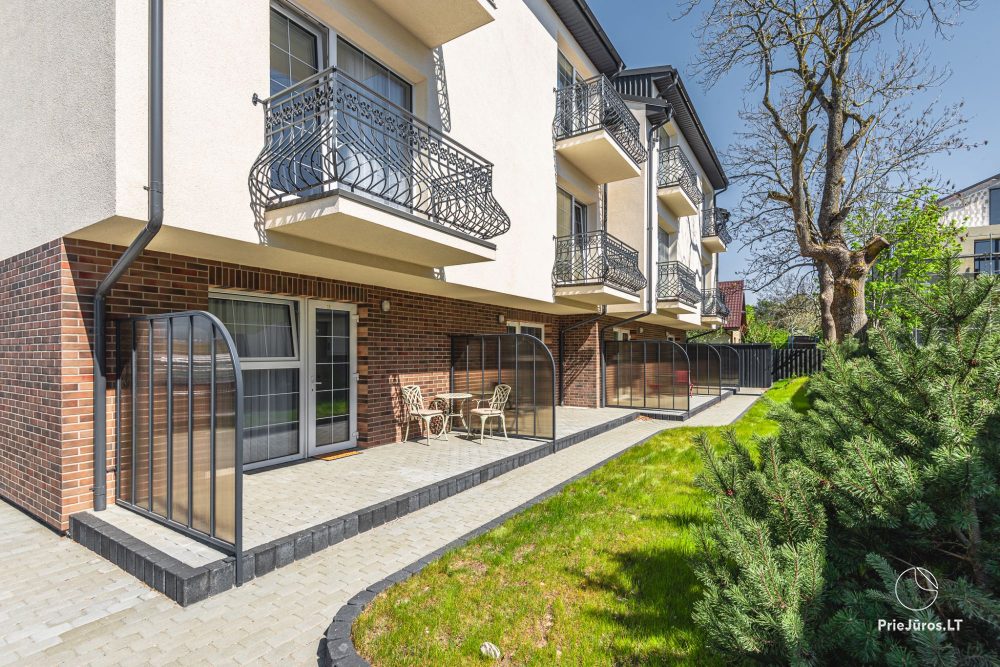 Jeden i Dwa pokojowe apartamenty w Połądze. Apartamenty dla 2-5 osób