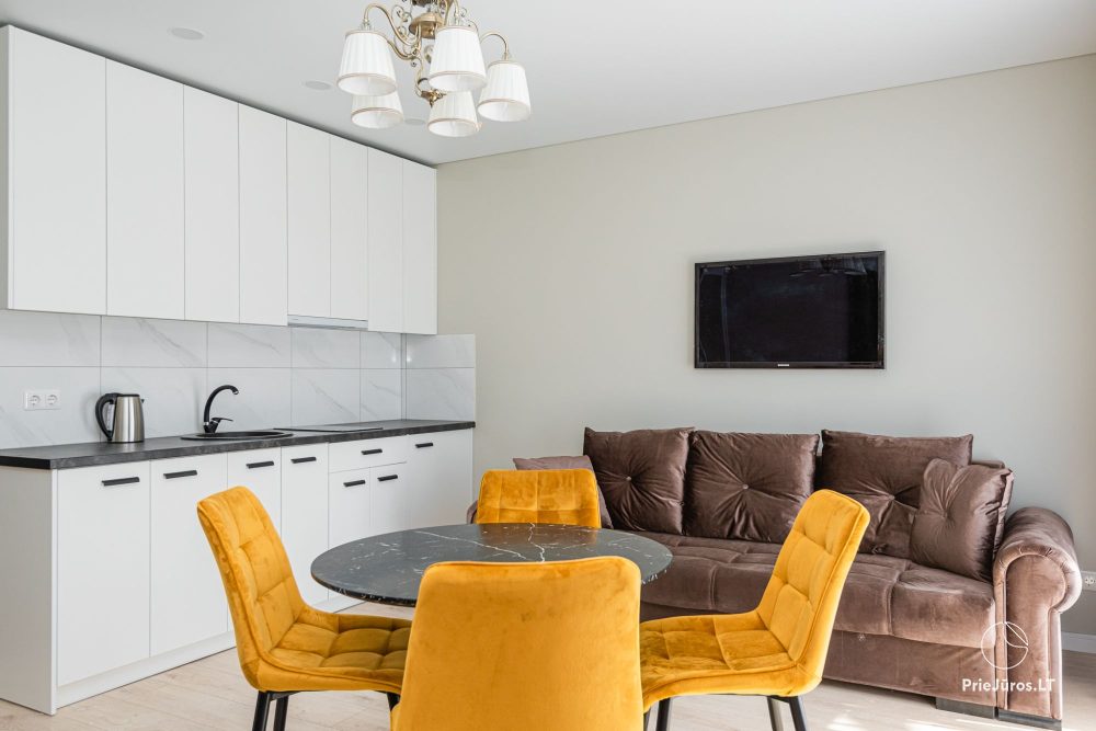 Jeden i Dwa pokojowe apartamenty w Połądze. Apartamenty dla 2-5 osób