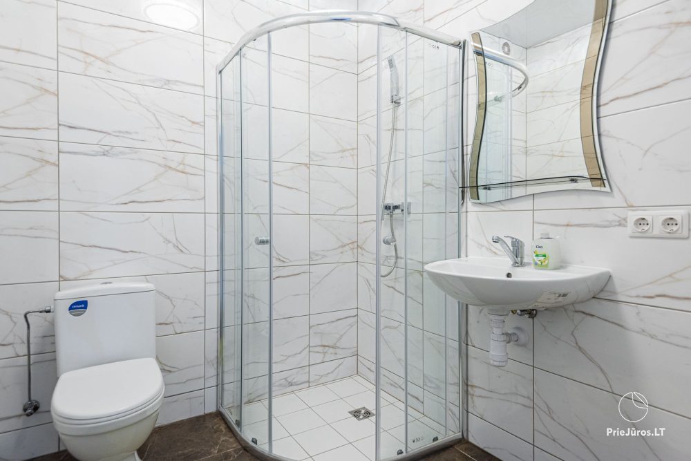 Jeden i Dwa pokojowe apartamenty w Połądze. Apartamenty dla 2-5 osób