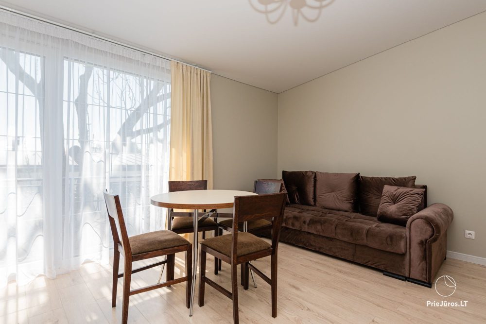 Jeden i Dwa pokojowe apartamenty w Połądze. Apartamenty dla 2-5 osób