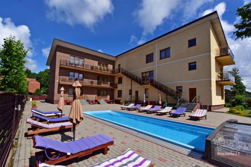 IEVŲ VILA – komfortowe apartamenty i pokoje, szerokie ogrodowe, basen z podgrzewaną wodą