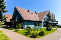 Apartament w Preila na brzegu Mierzei Kurońskiej, balkon z widokiem na lagunę