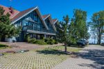 Piękny apartament z tarasem i widokiem na Mierzei lagunie w Preila