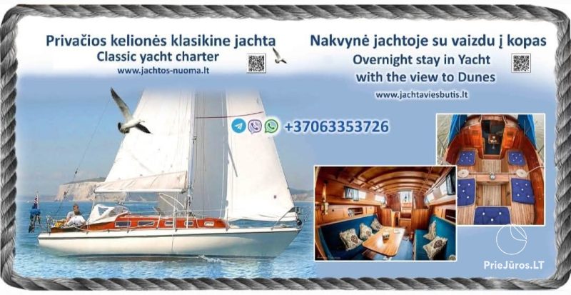 Hotele na łodziach w Nidzie „Varuna”