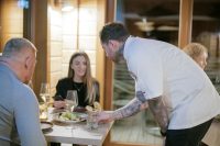 Restauracja w kompleksie rekreacyjno-eventowym "Želvė Village & SPA"