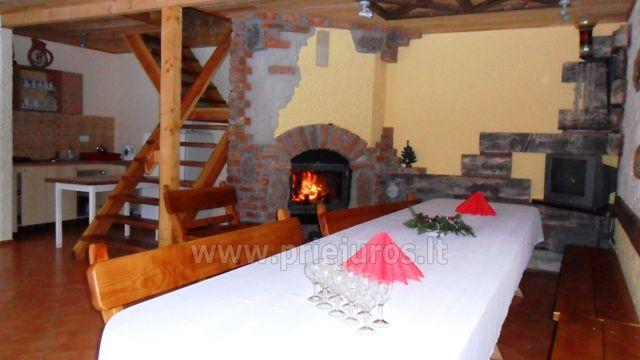 Sala bankietowa i laznia w gospodarstwe Kursiu takas
