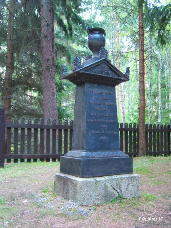 Pomnik Gottlieba Davida Kuverta w Nidzie, Mierzeja Kurońska
