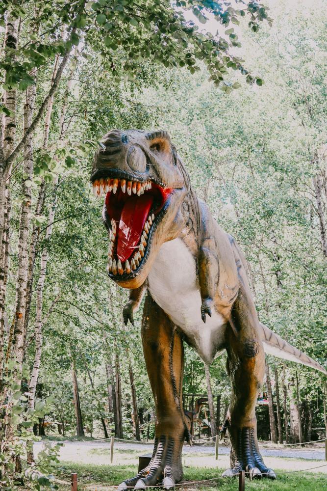 Park Dinozaurów DINO.LT Radailiai w kompleksie "Radailių dvaras" niedaleko Kłajpedy