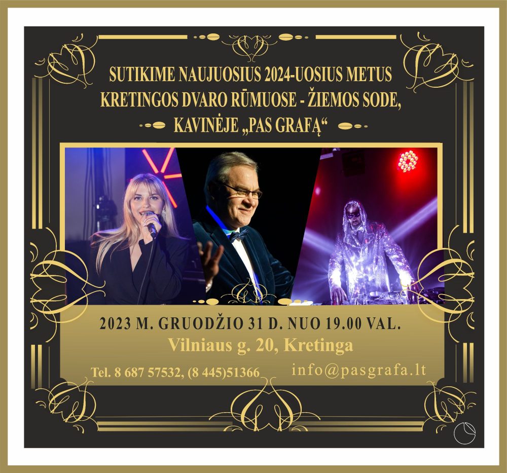 Nowy rok, Dwór Kretinga - ogród zimowy PAS GRAFĄ - 1