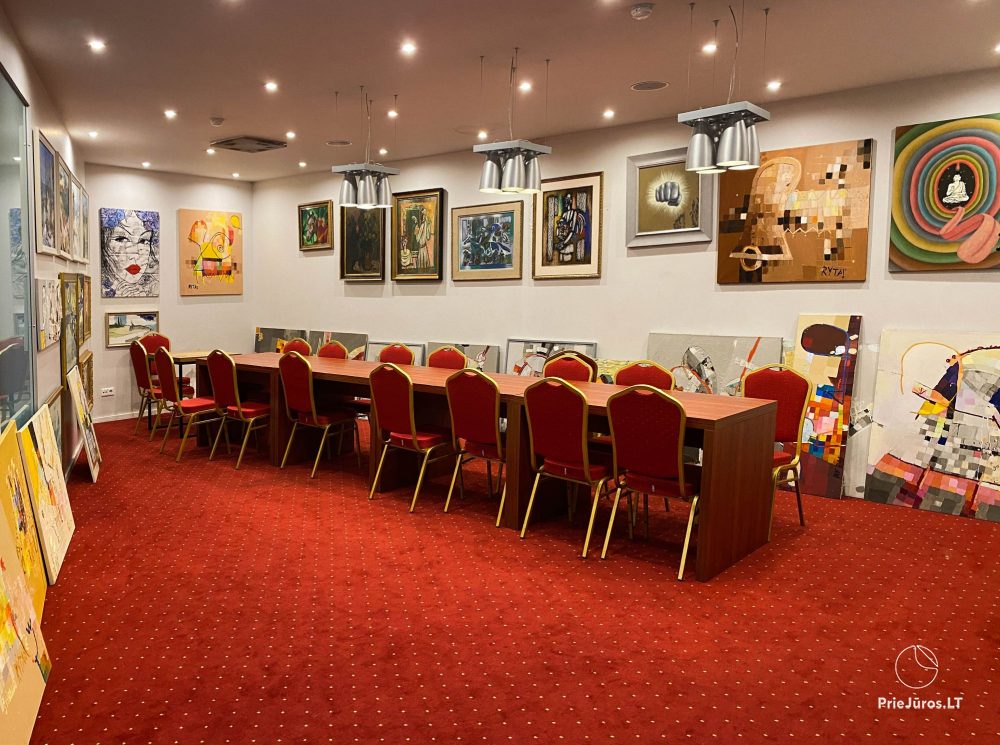 Sale konferencyjne w Kłajpedzie, w hotelu „Navalis”