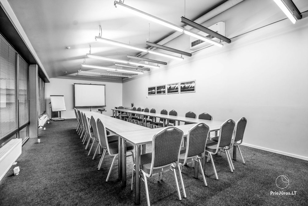 Sale konferencyjne w Kłajpedzie, w hotelu „Navalis”