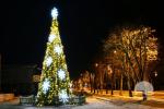 Boże Narodzenie otwarcie drzewo wydarzenie w Sventoji