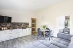 2-room apartment in Palanga. Separate antrance, private yard