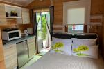 Double holiday house No. 2 with amenities (14 sq.m.) + air conditioner - 1